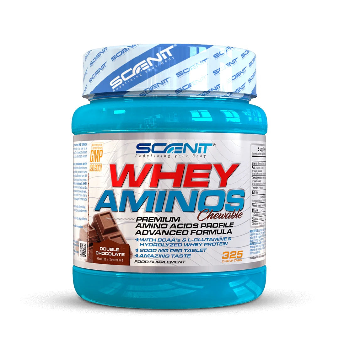 Whey Aminos - Protein Flavored Chewable Amino Acids Double chocolate