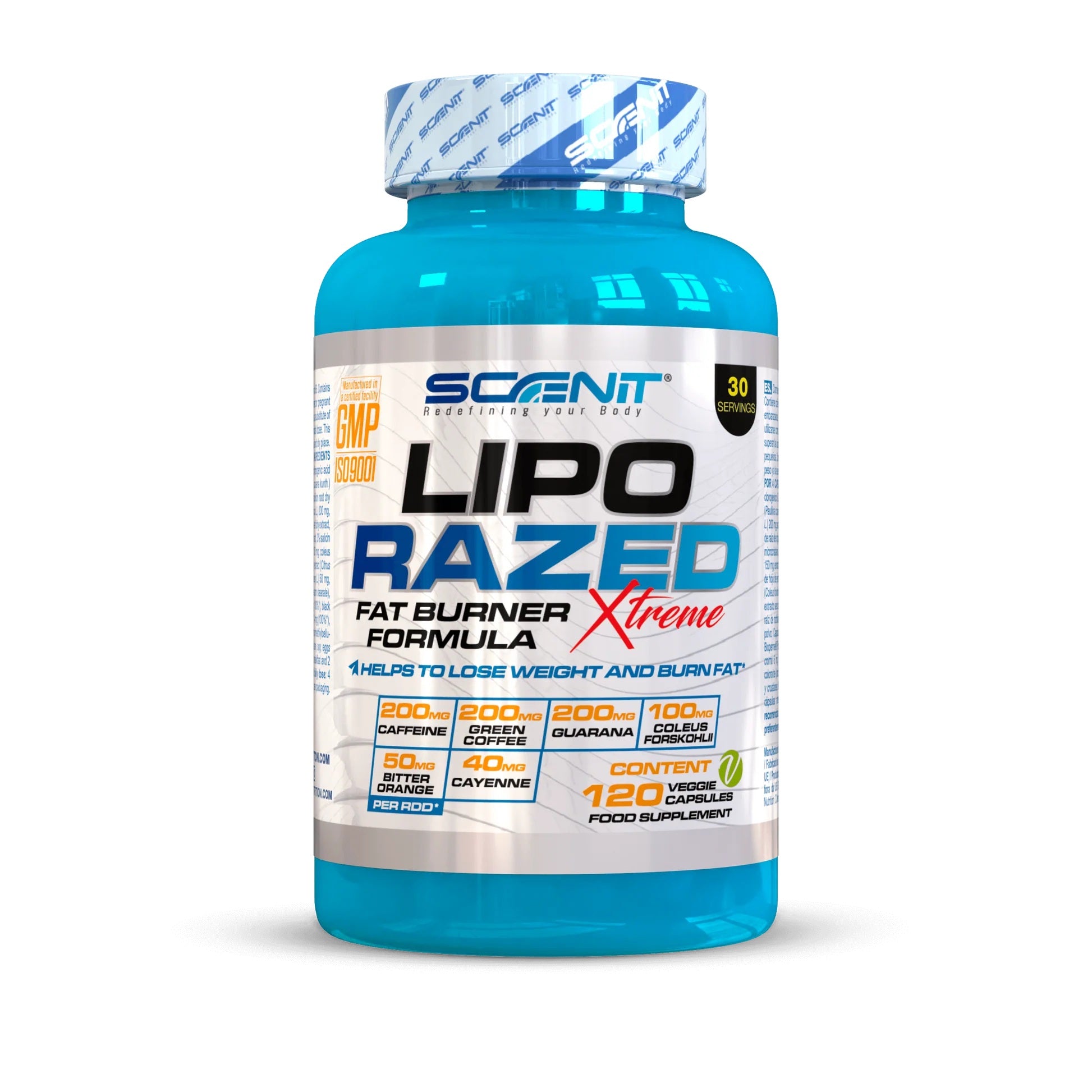 Lipo Razed Xtreme - Fat Burner with 19 Ingredients
