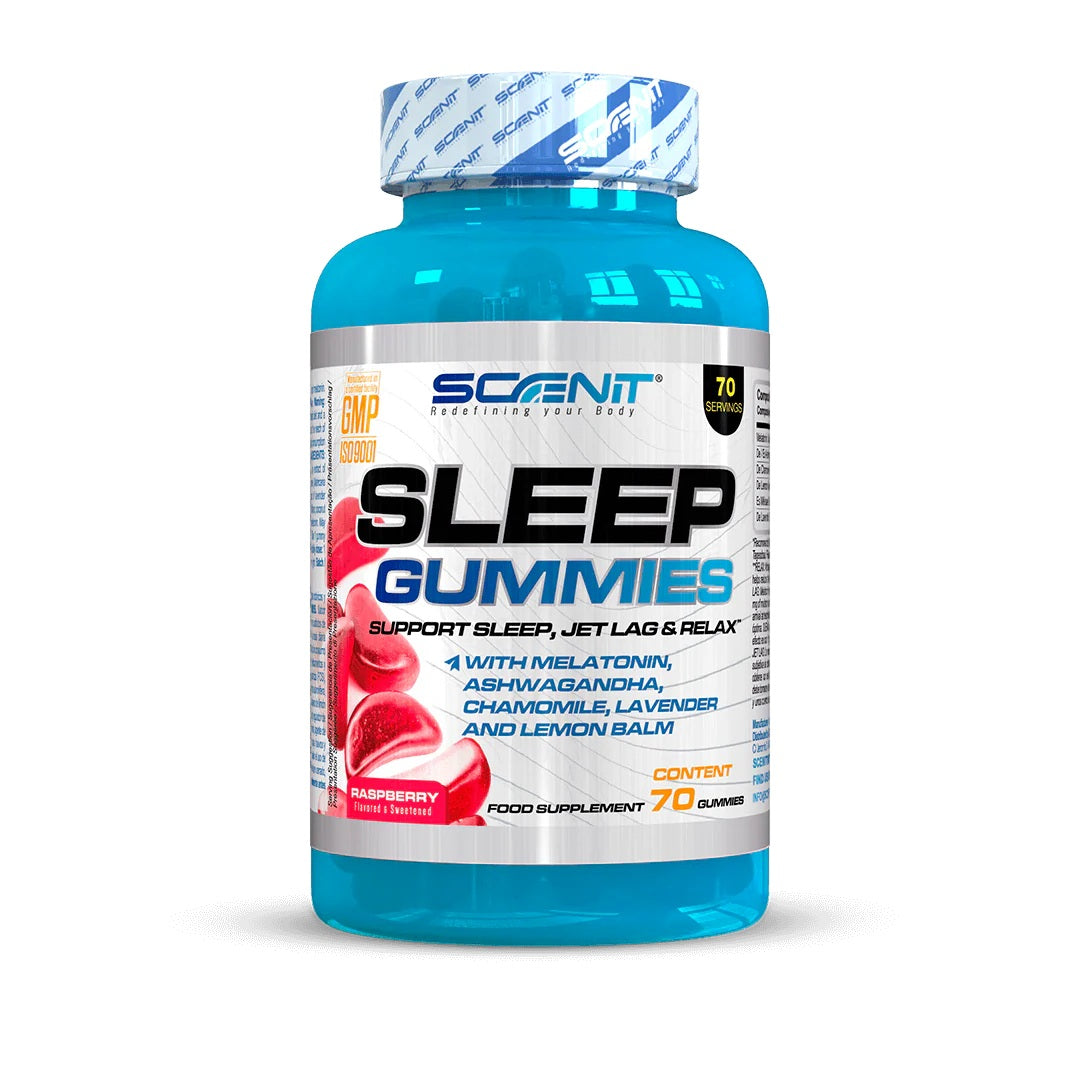 SLEEP Gummies - 70 Gominolas para dormir - 5 ingredientes clave - Con melatonina 1 mg